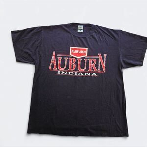 Vintage Indiana Auborn Cord Duesenberg Antique Car Museum Graphic Tee T-Shirt XL